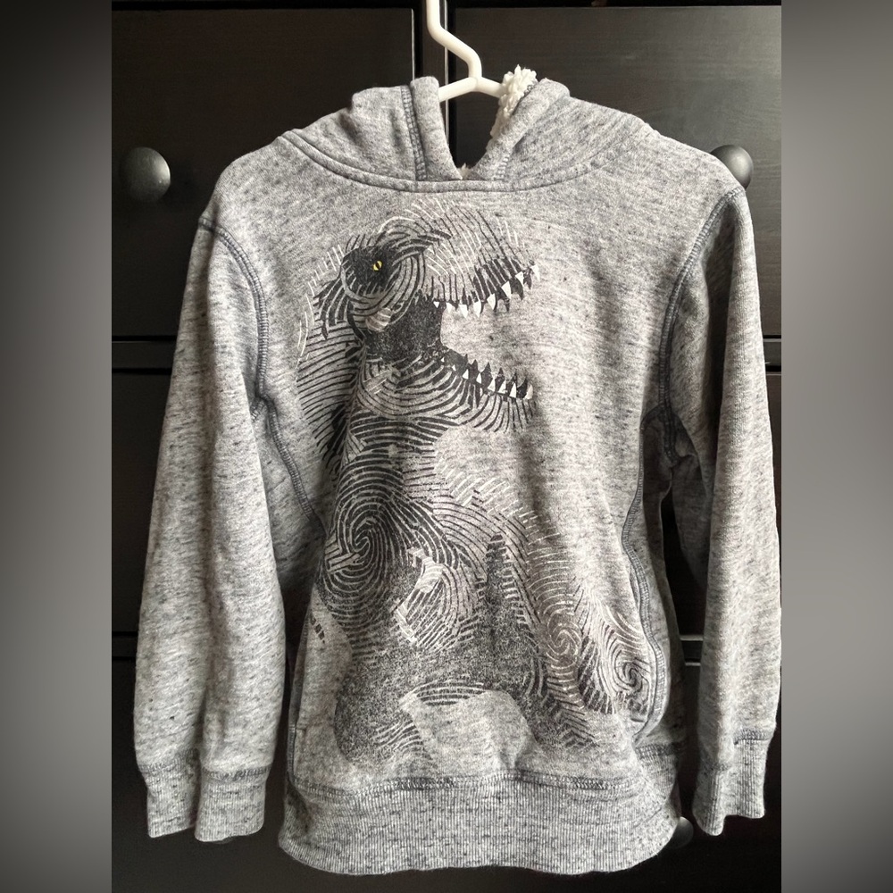Sonoma Gray Dinosaur Hoodie